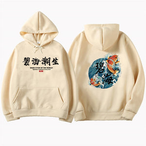 kanye west japanese streetwear Chinese characters Men Hoodies Sweatshirts Fashion Autumn Hip Hop Black Hoodie Erkek sweatshirt