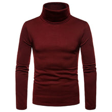 Load image into Gallery viewer, New Streetwear Men&#39;s Winter Warm Cotton High Neck Pullover Jumper Sweater Tops Mens Turtleneck Fashion