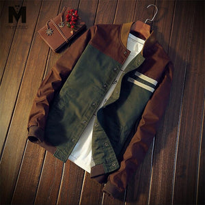 Marstaci 2019 4XL New Men's Jackets Autumn Military Men's Coats Fashion Slim Casual Jackets Male Outerwear Baseball Uniform