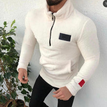 Load image into Gallery viewer, Men&#39;s Sweater Turtleneck Zipper Pure-Colour Sanitary Clothes Fleece Pullover Blouse S-2XL Plus Size Autumn Winter pull homme