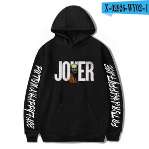 Suitable joker Hoodies Men Women Sweatshirts Fashion casual Hoodie Autumn pullovers Hip Hop joker Hip Hop gray streetwear Tops