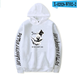 Suitable joker Hoodies Men Women Sweatshirts Fashion casual Hoodie Autumn pullovers Hip Hop joker Hip Hop gray streetwear Tops