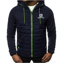 Load image into Gallery viewer, New Casual Hoody Spliced Jacket Salomon Printed Men Hoodies Sweatshirts Fashion Coat Hooded Cardigan Plus Fleece Clothes