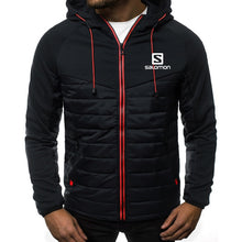 Load image into Gallery viewer, New Casual Hoody Spliced Jacket Salomon Printed Men Hoodies Sweatshirts Fashion Coat Hooded Cardigan Plus Fleece Clothes