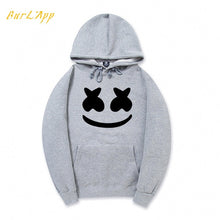 Load image into Gallery viewer, New Marshmallow smiley print hoodie Man Fleece Warm Spring Autumn Tracksuit Casual Sportswear Street clothes plus size S-3XL