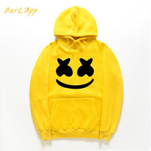 Load image into Gallery viewer, New Marshmallow smiley print hoodie Man Fleece Warm Spring Autumn Tracksuit Casual Sportswear Street clothes plus size S-3XL