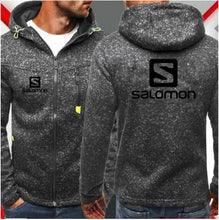 Load image into Gallery viewer, Men Sports Casual Wear Zipper COPINE Fashion Tide Jacquard Hoodies Fleece Solomon Jacket Fall Sweatshirts Autumn Winter Coat