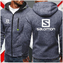 Load image into Gallery viewer, Men Sports Casual Wear Zipper COPINE Fashion Tide Jacquard Hoodies Fleece Solomon Jacket Fall Sweatshirts Autumn Winter Coat