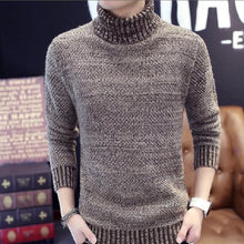 Load image into Gallery viewer, Mens Winter Thick Warm Cashmere Sweaters Autumn Men Turtleneck Knitted Brand Casual Sweaters Slim Fit Pullover Male Knitwear