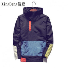 Load image into Gallery viewer, XingDeng Casual Waterproof Hooded fashion Men&#39;s top Jackets Coats Men Outerwear Casual Brand Male Clothing Plus 5XL